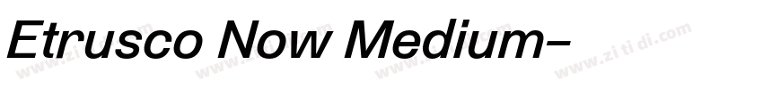 Etrusco Now Medium字体转换
